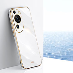 Silikon Hülle Handyhülle Ultra Dünn Flexible Schutzhülle Tasche XL1 für Huawei P60 Art Weiß