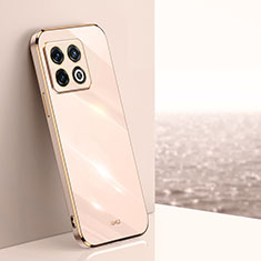 Silikon Hülle Handyhülle Ultra Dünn Flexible Schutzhülle Tasche XL1 für OnePlus 10 Pro 5G Rosegold