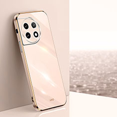 Silikon Hülle Handyhülle Ultra Dünn Flexible Schutzhülle Tasche XL1 für OnePlus 11 5G Rosegold