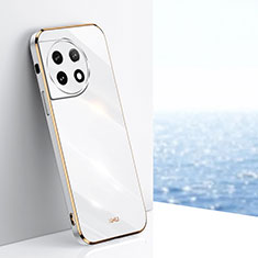 Silikon Hülle Handyhülle Ultra Dünn Flexible Schutzhülle Tasche XL1 für OnePlus 11 5G Weiß