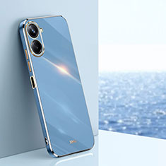 Silikon Hülle Handyhülle Ultra Dünn Flexible Schutzhülle Tasche XL1 für Realme 10 Pro 5G Blau