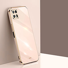 Silikon Hülle Handyhülle Ultra Dünn Flexible Schutzhülle Tasche XL1 für Samsung Galaxy A22 5G Gold