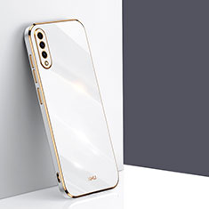 Silikon Hülle Handyhülle Ultra Dünn Flexible Schutzhülle Tasche XL1 für Samsung Galaxy A50S Weiß