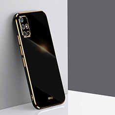 Silikon Hülle Handyhülle Ultra Dünn Flexible Schutzhülle Tasche XL1 für Samsung Galaxy A51 4G Schwarz