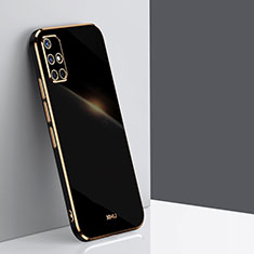 Silikon Hülle Handyhülle Ultra Dünn Flexible Schutzhülle Tasche XL1 für Samsung Galaxy A71 5G Schwarz