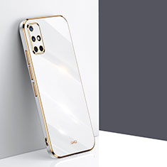 Silikon Hülle Handyhülle Ultra Dünn Flexible Schutzhülle Tasche XL1 für Samsung Galaxy A71 5G Weiß