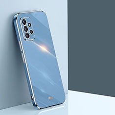 Silikon Hülle Handyhülle Ultra Dünn Flexible Schutzhülle Tasche XL1 für Samsung Galaxy A72 5G Blau