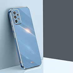 Silikon Hülle Handyhülle Ultra Dünn Flexible Schutzhülle Tasche XL1 für Samsung Galaxy A73 5G Blau