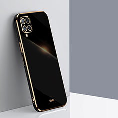 Silikon Hülle Handyhülle Ultra Dünn Flexible Schutzhülle Tasche XL1 für Samsung Galaxy F12 Schwarz