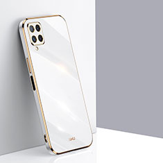 Silikon Hülle Handyhülle Ultra Dünn Flexible Schutzhülle Tasche XL1 für Samsung Galaxy F12 Weiß
