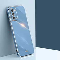 Silikon Hülle Handyhülle Ultra Dünn Flexible Schutzhülle Tasche XL1 für Samsung Galaxy Note 20 5G Blau