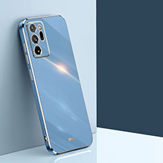 Silikon Hülle Handyhülle Ultra Dünn Flexible Schutzhülle Tasche XL1 für Samsung Galaxy Note 20 Ultra 5G Blau