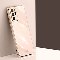 Silikon Hülle Handyhülle Ultra Dünn Flexible Schutzhülle Tasche XL1 für Samsung Galaxy Note 20 Ultra 5G Gold
