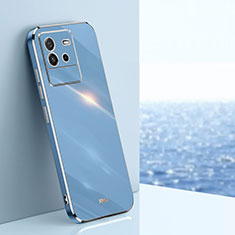 Silikon Hülle Handyhülle Ultra Dünn Flexible Schutzhülle Tasche XL1 für Vivo iQOO Neo6 5G Blau