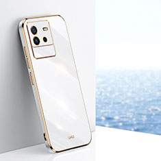 Silikon Hülle Handyhülle Ultra Dünn Flexible Schutzhülle Tasche XL1 für Vivo iQOO Neo6 5G Weiß