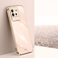 Silikon Hülle Handyhülle Ultra Dünn Flexible Schutzhülle Tasche XL1 für Vivo iQOO Neo6 SE 5G Gold