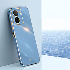 Silikon Hülle Handyhülle Ultra Dünn Flexible Schutzhülle Tasche XL1 für Vivo iQOO Z7 5G Blau