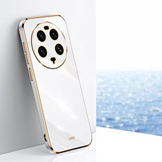 Silikon Hülle Handyhülle Ultra Dünn Flexible Schutzhülle Tasche XL1 für Xiaomi Mi 13 Ultra 5G Weiß