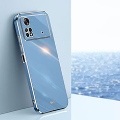Silikon Hülle Handyhülle Ultra Dünn Flexible Schutzhülle Tasche XL1 für Xiaomi Poco X4 Pro 5G Blau