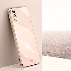 Silikon Hülle Handyhülle Ultra Dünn Flexible Schutzhülle Tasche XL1 für Xiaomi Redmi 9AT Gold
