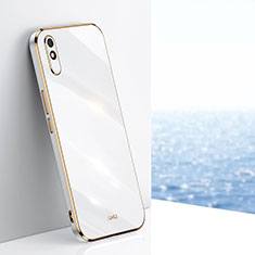 Silikon Hülle Handyhülle Ultra Dünn Flexible Schutzhülle Tasche XL1 für Xiaomi Redmi 9AT Weiß