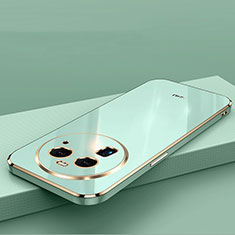 Silikon Hülle Handyhülle Ultra Dünn Flexible Schutzhülle Tasche XL2 für Oppo Find X6 5G Minzgrün