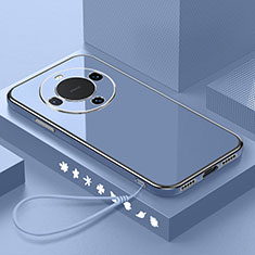 Silikon Hülle Handyhülle Ultra Dünn Flexible Schutzhülle Tasche XL3 für Huawei Mate 60 Pro+ Plus Lavendel Grau