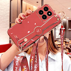 Silikon Hülle Handyhülle Ultra Dünn Flexible Schutzhülle Tasche XL3 für Xiaomi Mi 14 5G Rot