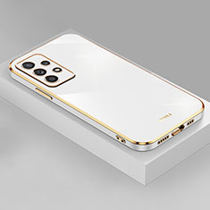 Silikon Hülle Handyhülle Ultra Dünn Flexible Schutzhülle Tasche XL4 für Samsung Galaxy A72 5G Weiß