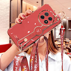 Silikon Hülle Handyhülle Ultra Dünn Flexible Schutzhülle Tasche XL5 für Huawei Nova Y91 Rot