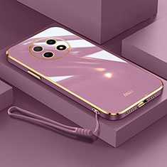 Silikon Hülle Handyhülle Ultra Dünn Flexible Schutzhülle Tasche XL7 für Huawei Nova Y91 Violett