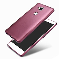 Silikon Hülle Handyhülle Ultra Dünn Schutzhülle 360 Grad für Huawei GR5 Violett