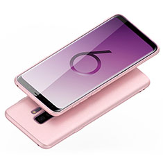 Silikon Hülle Handyhülle Ultra Dünn Schutzhülle 360 Grad für Samsung Galaxy S9 Plus Rosa