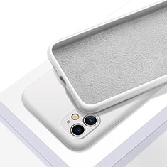 Silikon Hülle Handyhülle Ultra Dünn Schutzhülle 360 Grad Tasche C01 für Apple iPhone 11 Weiß