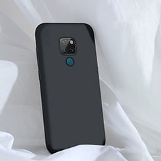 Silikon Hülle Handyhülle Ultra Dünn Schutzhülle 360 Grad Tasche C01 für Huawei Mate 20 Schwarz