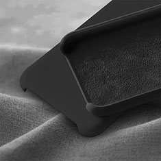 Silikon Hülle Handyhülle Ultra Dünn Schutzhülle 360 Grad Tasche C01 für Huawei Nova 4e Schwarz