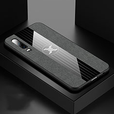 Silikon Hülle Handyhülle Ultra Dünn Schutzhülle 360 Grad Tasche C01 für Huawei P30 Grau