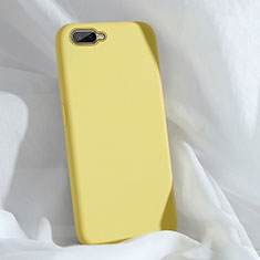 Silikon Hülle Handyhülle Ultra Dünn Schutzhülle 360 Grad Tasche C01 für Oppo K1 Gelb