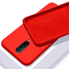 Silikon Hülle Handyhülle Ultra Dünn Schutzhülle 360 Grad Tasche C01 für Oppo R17 Pro Rot