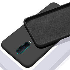 Silikon Hülle Handyhülle Ultra Dünn Schutzhülle 360 Grad Tasche C01 für Oppo R17 Pro Schwarz