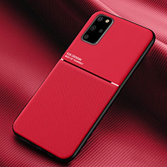 Silikon Hülle Handyhülle Ultra Dünn Schutzhülle 360 Grad Tasche C01 für Samsung Galaxy S20 Plus Rot