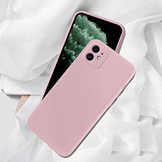 Silikon Hülle Handyhülle Ultra Dünn Schutzhülle 360 Grad Tasche C02 für Apple iPhone 11 Rosa