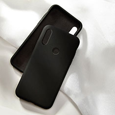 Silikon Hülle Handyhülle Ultra Dünn Schutzhülle 360 Grad Tasche C02 für Huawei Honor 20 Lite Schwarz