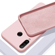 Silikon Hülle Handyhülle Ultra Dünn Schutzhülle 360 Grad Tasche C02 für Huawei P30 Lite New Edition Rosa