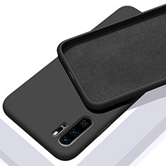 Silikon Hülle Handyhülle Ultra Dünn Schutzhülle 360 Grad Tasche C02 für Huawei P30 Pro New Edition Schwarz