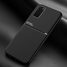 Silikon Hülle Handyhülle Ultra Dünn Schutzhülle 360 Grad Tasche C02 für Samsung Galaxy S20 5G Schwarz