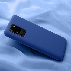 Silikon Hülle Handyhülle Ultra Dünn Schutzhülle 360 Grad Tasche C02 für Samsung Galaxy S20 Ultra Blau