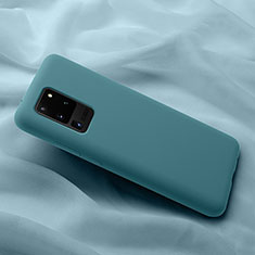 Silikon Hülle Handyhülle Ultra Dünn Schutzhülle 360 Grad Tasche C02 für Samsung Galaxy S20 Ultra Grün