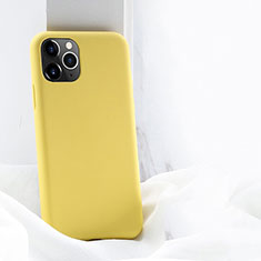 Silikon Hülle Handyhülle Ultra Dünn Schutzhülle 360 Grad Tasche C03 für Apple iPhone 11 Pro Max Gelb