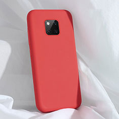Silikon Hülle Handyhülle Ultra Dünn Schutzhülle 360 Grad Tasche C03 für Huawei Mate 20 Pro Rot